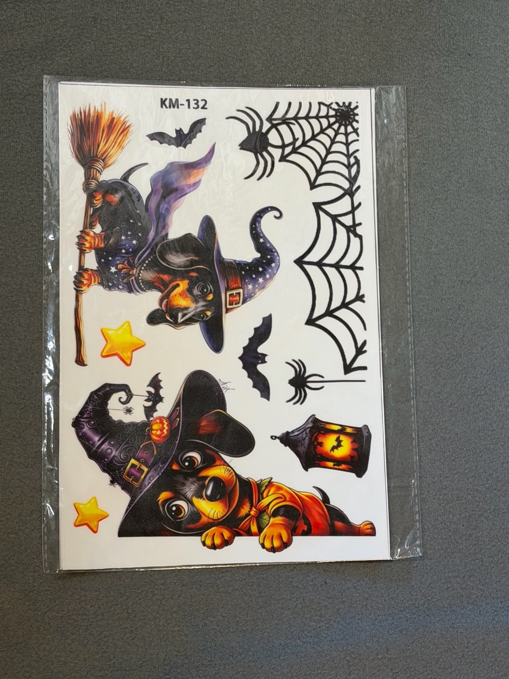 Halloween Dachshund Window Clings